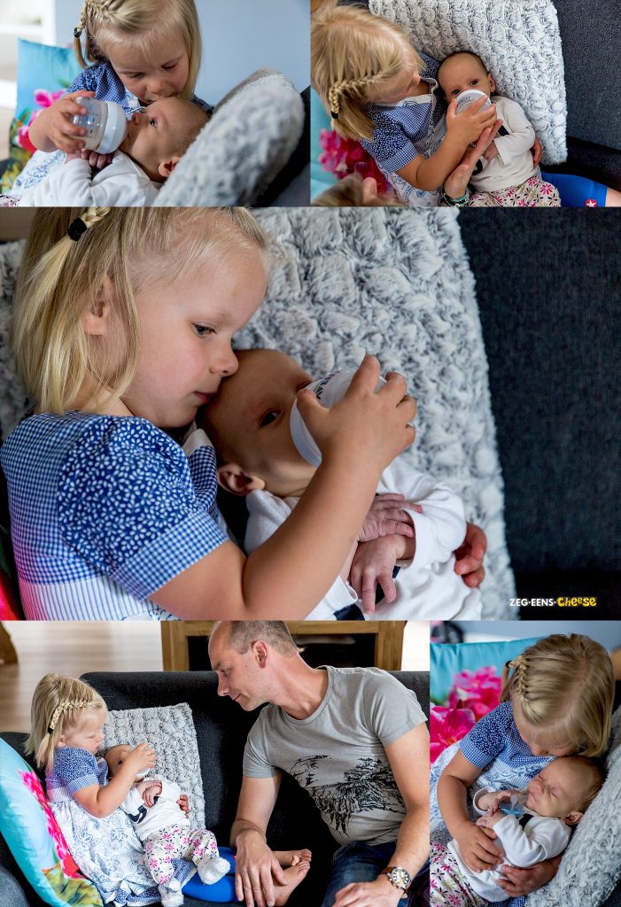 Lifestyle newbornfotografie