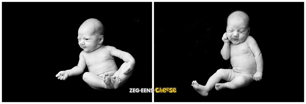 Newbornfotoshoot studio Rotterdam strand thema