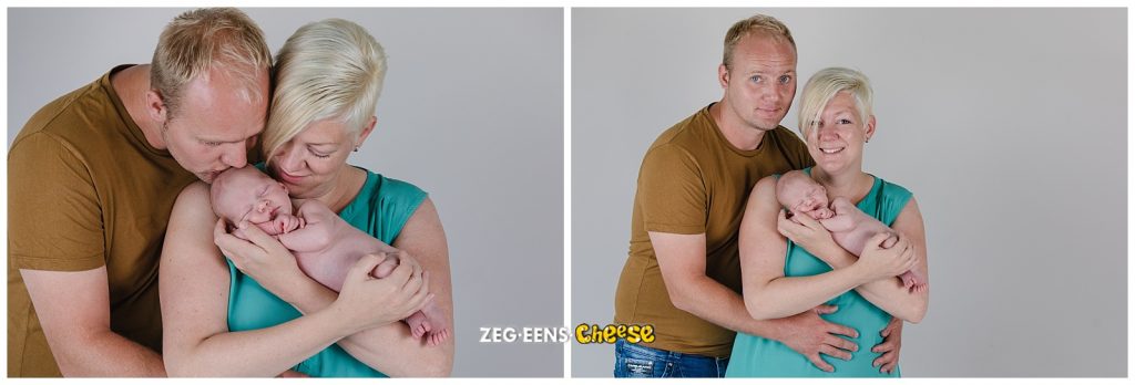 Newbornfotoshoot studio Rotterdam strand thema