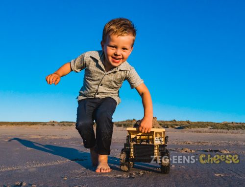 Familiefotoshoot aan het strand